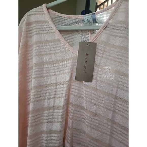 NWT Anthropologie Paper Crane Popover Fringe Shirt Beach Surf Boho Medium A127 - Picture 2 of 5